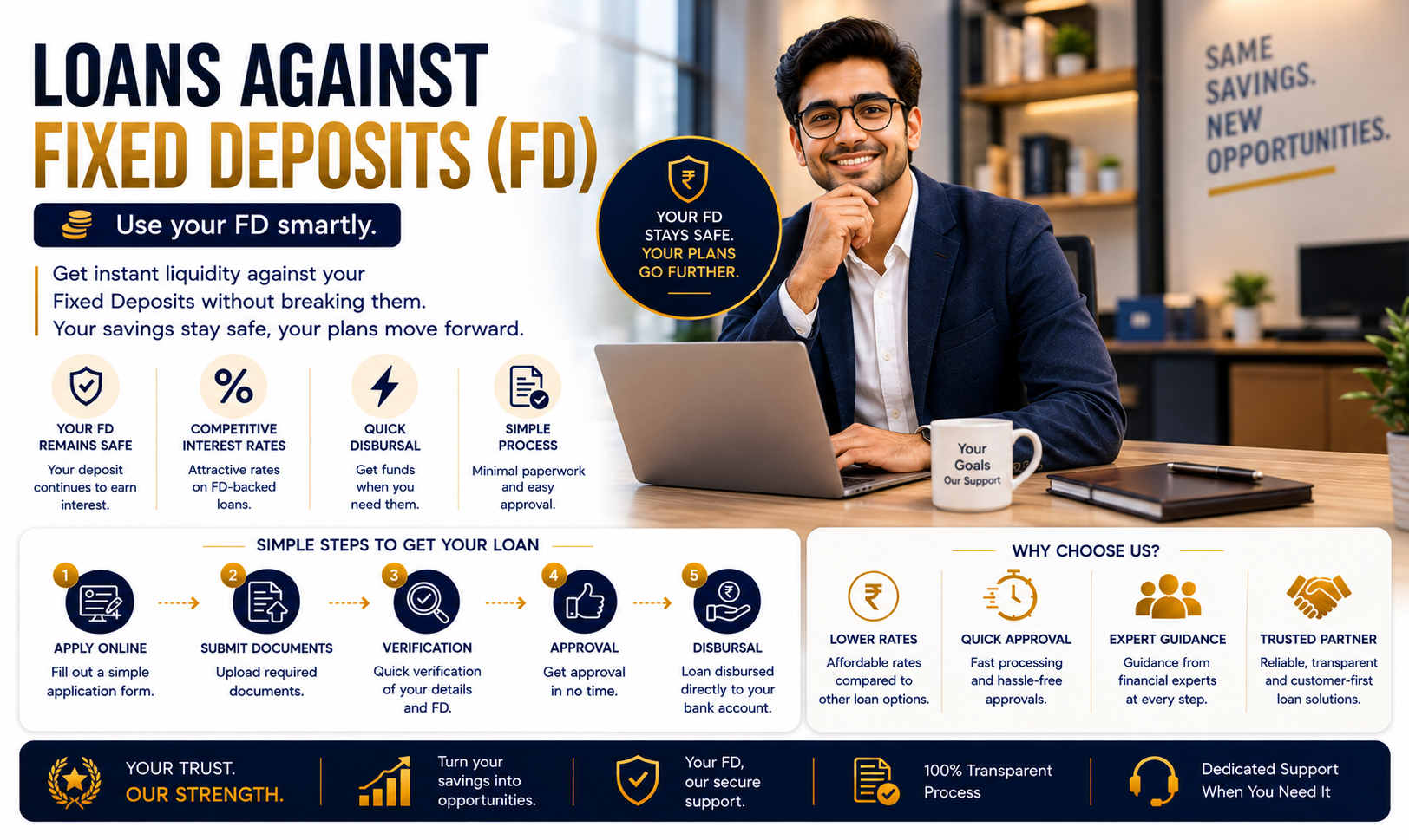 Loan Against Fixed Deposits (FD)